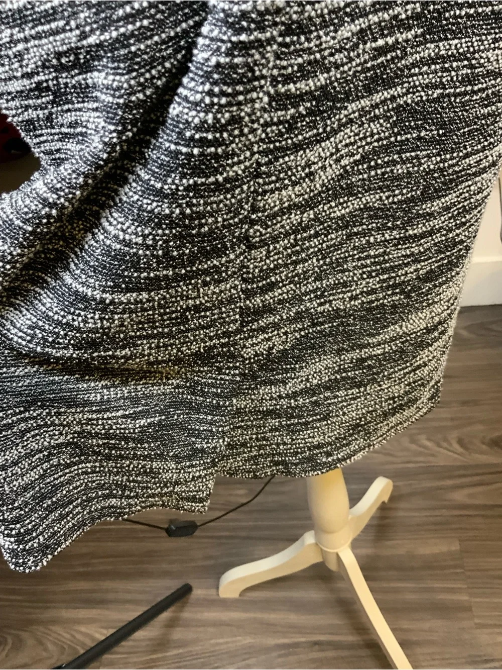 Banana Republic Black & White Knit Short Sleeve Dress
